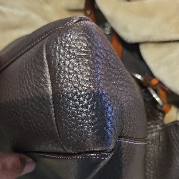 Pre-owned Coach Brown Pebbled Chelse Leather Shoulder Bag - Picture 11 of 14